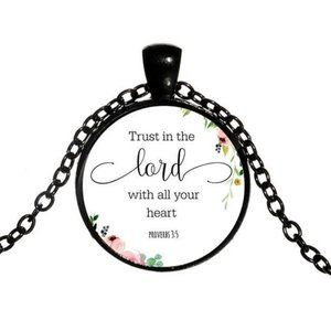 Trust In The Lord With All Your Heart Necklace